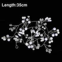 Silver Color Pearl Rhinestone Wedding Hair Combs Hair Accessories Bridal Accessories Luxurious Weddings