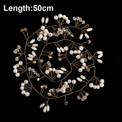 Silver Color Pearl Rhinestone Wedding Hair Combs Hair Accessories Bridal Accessories Luxurious Weddings