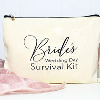 Wedding Day Survival Emergancy Hangover Kit Makeup Bag Bachelorette Party Luxurious Weddings