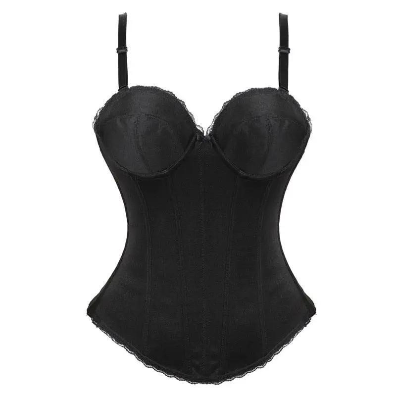 White Satin & Lace Corset lingerie Luxurious Weddings
