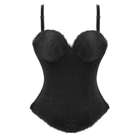 White Satin & Lace Corset lingerie Luxurious Weddings