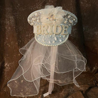 Women Bride Captain Hat Military style Hat Bridal Hat Luxurious Weddings