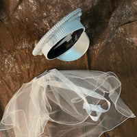 Women Bride Captain Hat Military style Hat Bridal Hat Luxurious Weddings