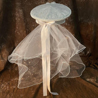 Women Bride Captain Hat Military style Hat Bridal Hat Luxurious Weddings