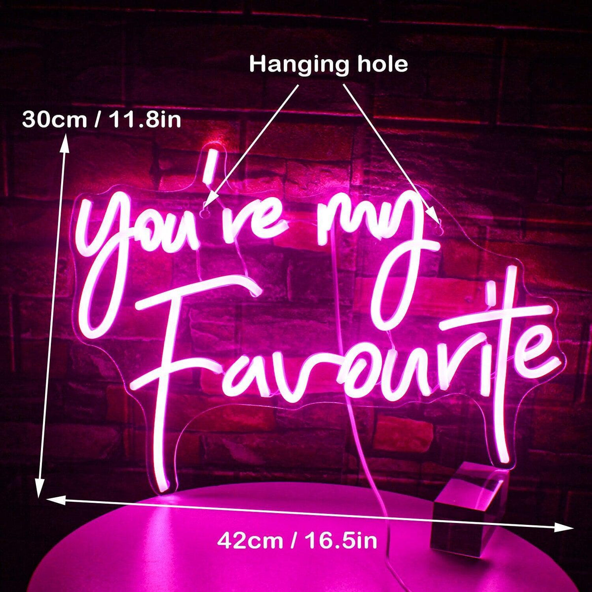 You're my favorite Neon Sign Neon Signs Luxurious Weddings